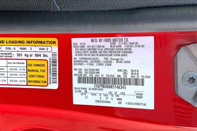 2022 Ford Mustang EcoBoost Premium