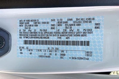 2022 Ford Escape SEL