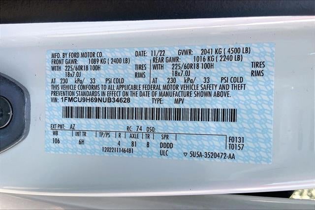 2022 Ford Escape SEL