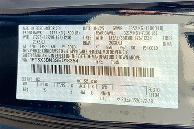 2025 Ford Super Duty F-350 SRW XL
