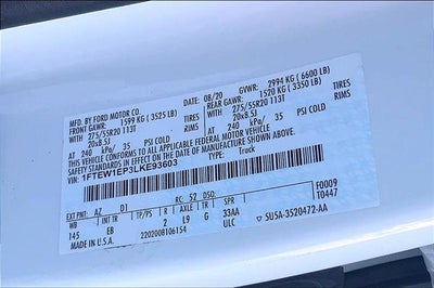 2020 Ford F-150 Lariat