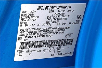 2022 Ford Mustang Mach-E GT