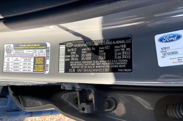 2022 Hyundai Santa Cruz SEL